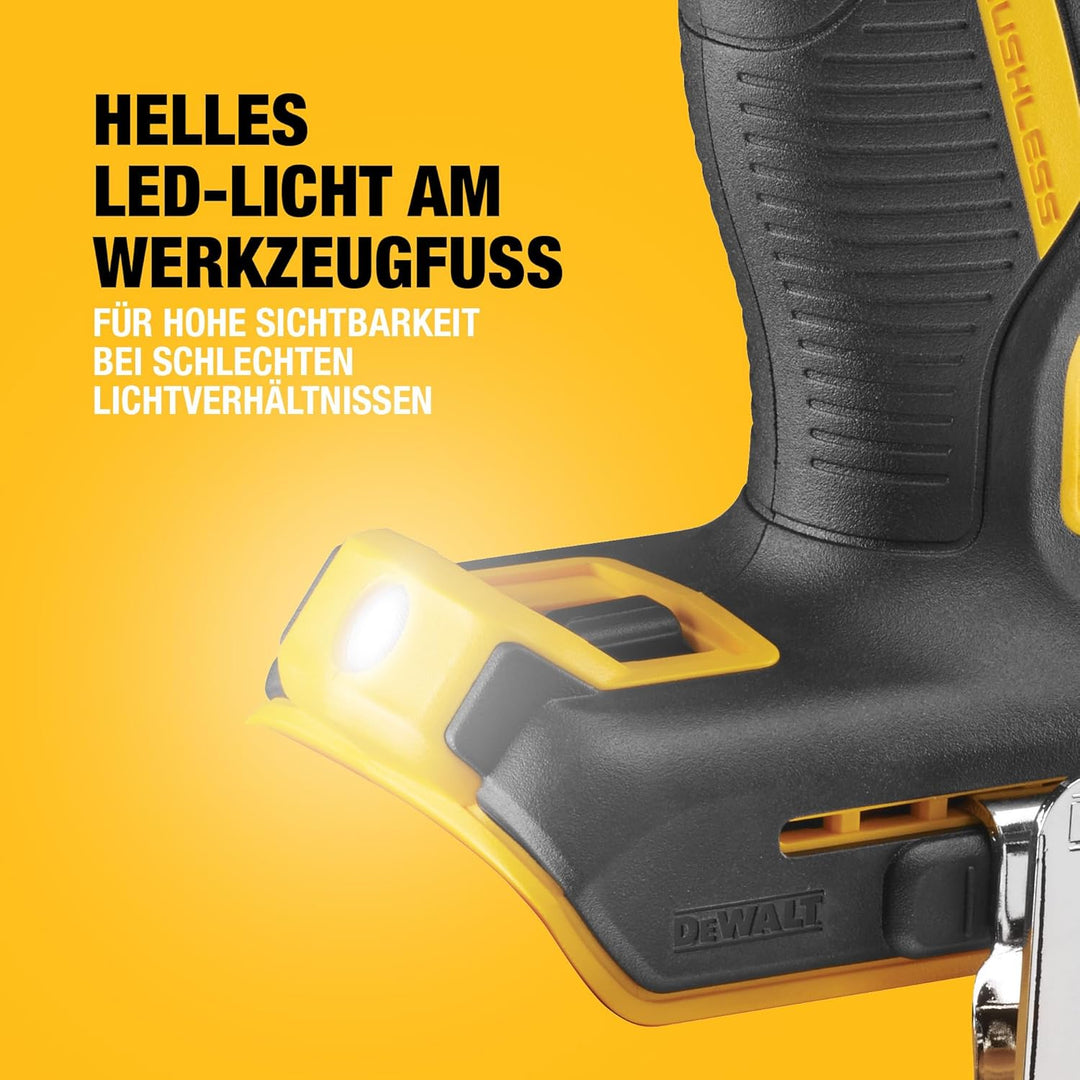 Dewalt 18 Volt 2-Gang Akku Bohrschrauber DCD791NT (kraftvolles 2-Gang Vollmetall-Getriebe, bürstenlo
