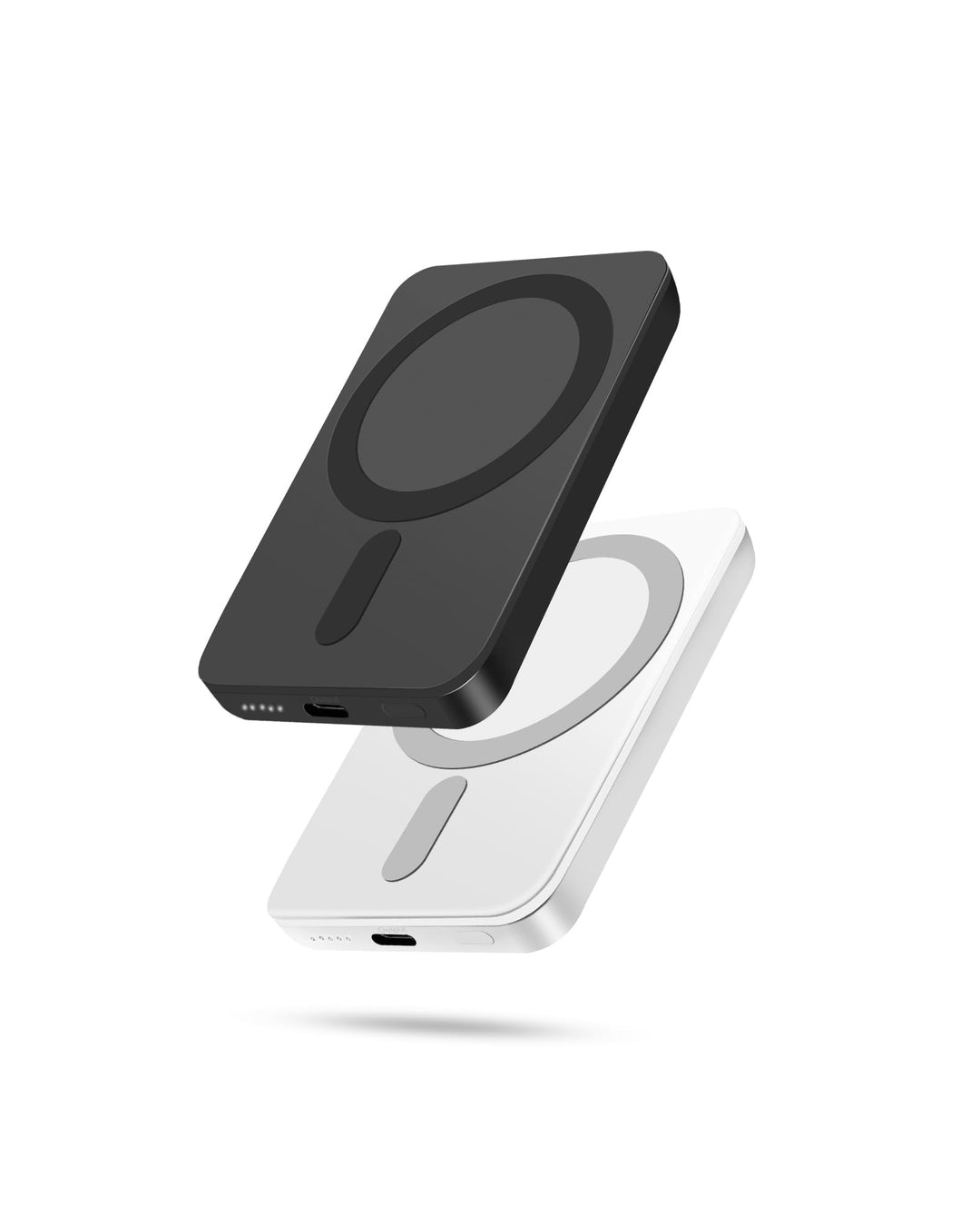 [2 Stück] Miady Powerbank für Magsafe, 5000mAh kabelloses magnetisches Ladegerät, ultradünner tragba