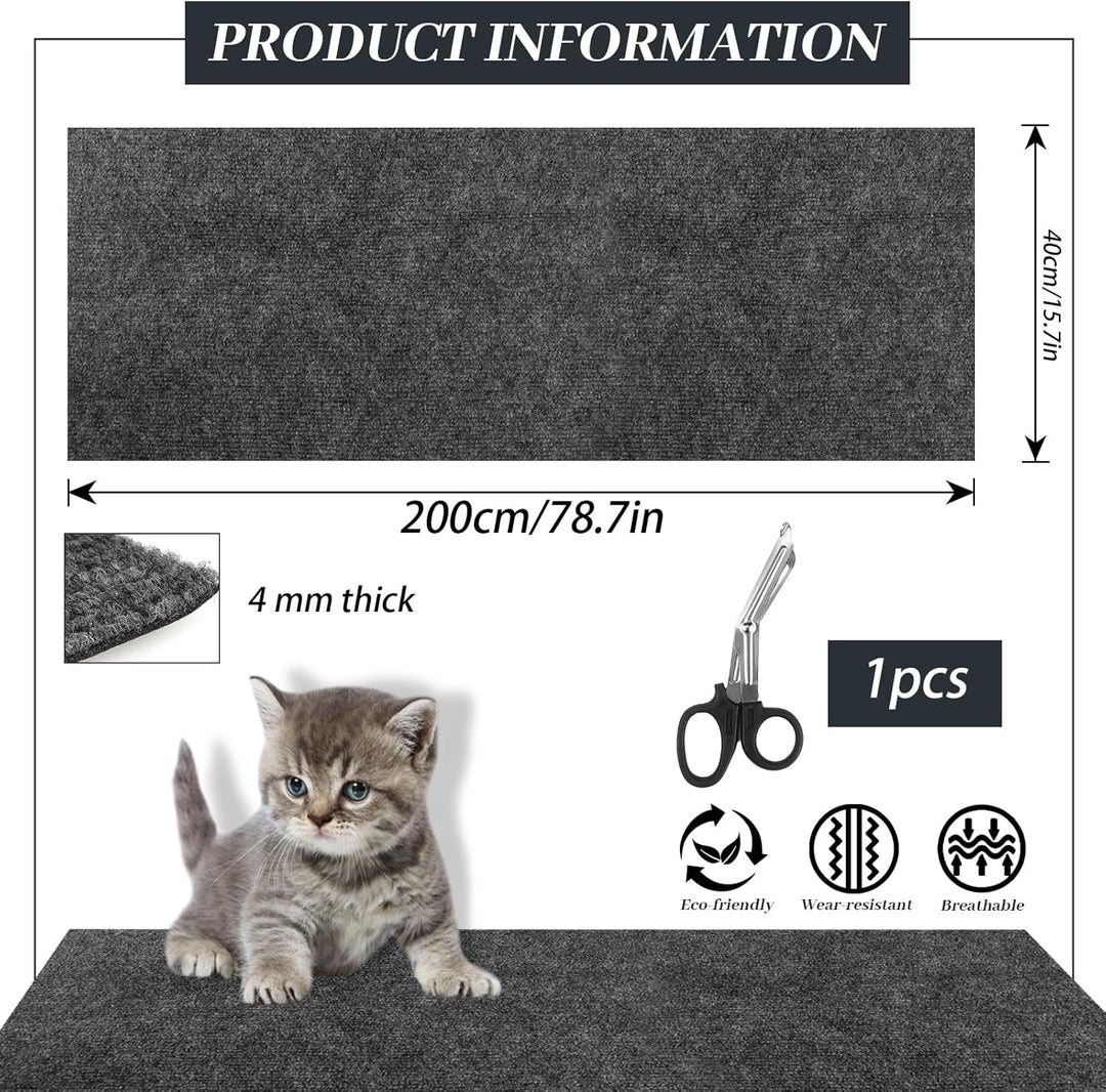 Selbstklebend Kratzbretter Katze Kratzteppich Katze Kratzmatte Katze Wand Teppich Katzen Kratzbrett