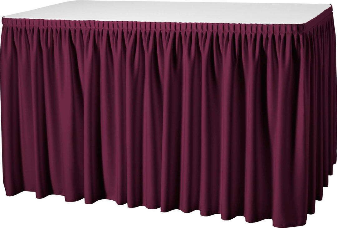 Skirting Excellent Plisseefalte Bordeaux 580 x 73 cm