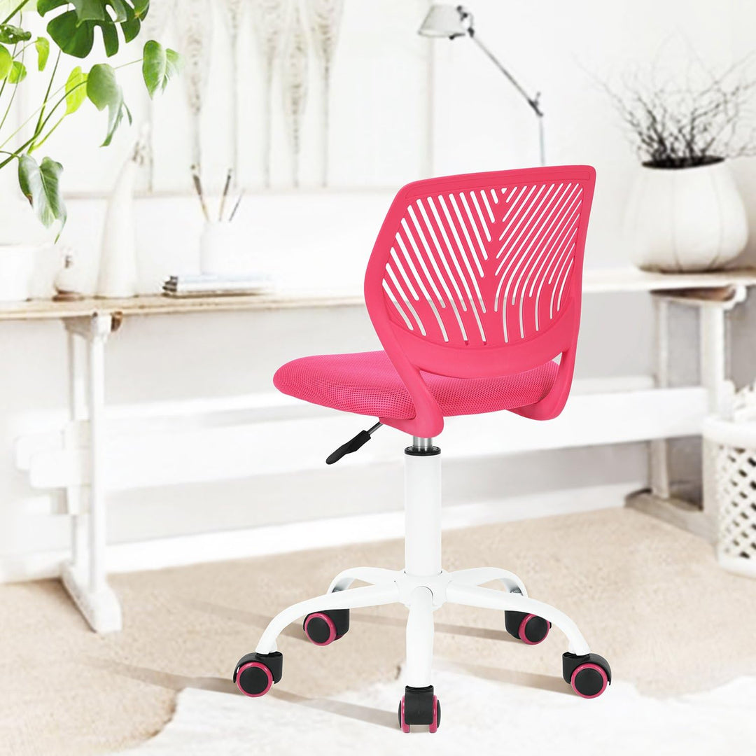 Homy Casa – Set mit 2 drehbaren, höhenverstellbaren Stoff-Bürostühlen, ergonomische Schreibtischstüh