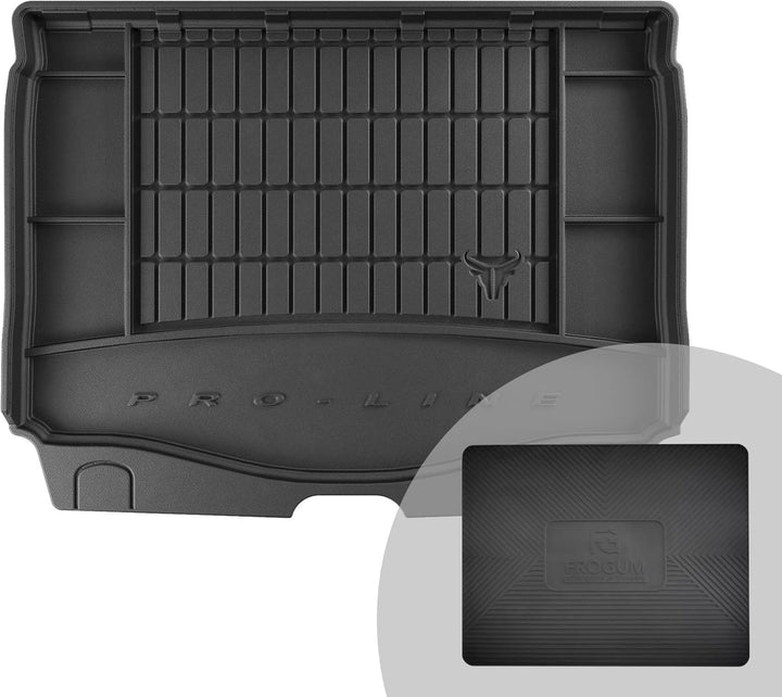 FROGUM ProLine 3D Gummimatte Exklusive Auto Kofferraummatte Kofferraumwanne für Peugeot 207 2006-201