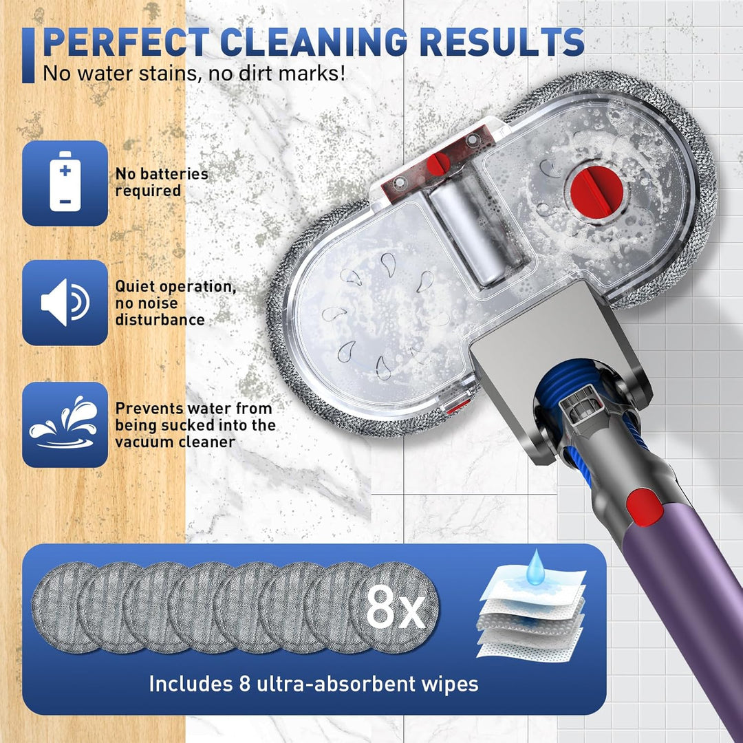 Wischaufsatz für Dyson V7/V8/V10/V11/V15 Zubehör Wischaufsatz für Dyson Wischmopp Aufsatz für Dyson