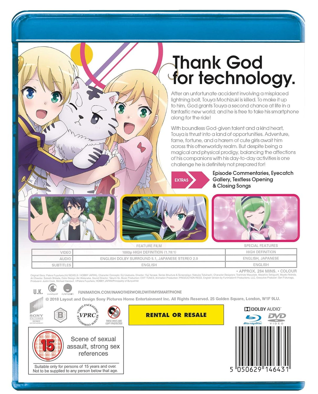 In Another World With My Smartphone - The Complete Series [Blu-ray + DVD] [2018] [UK Import], Blu-ra