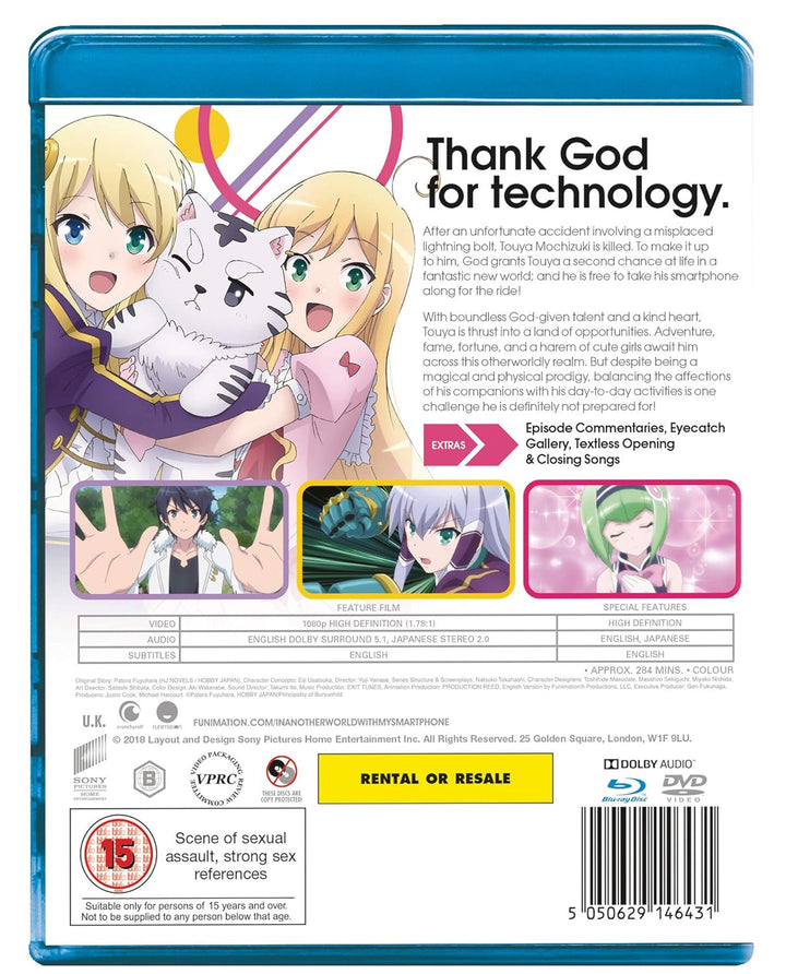 In Another World With My Smartphone - The Complete Series [Blu-ray + DVD] [2018] [UK Import], Blu-ra