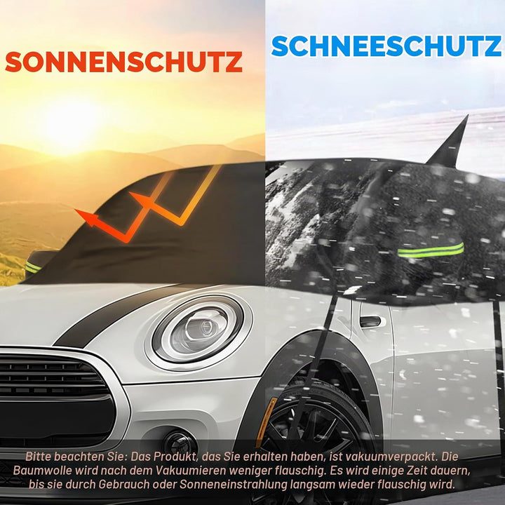 Autoabdeckung Wasserdicht Ersatz für Mini Cooper 3 Door 2000-2026 Mini Hardtop, Sonnenfest Hälfte Au