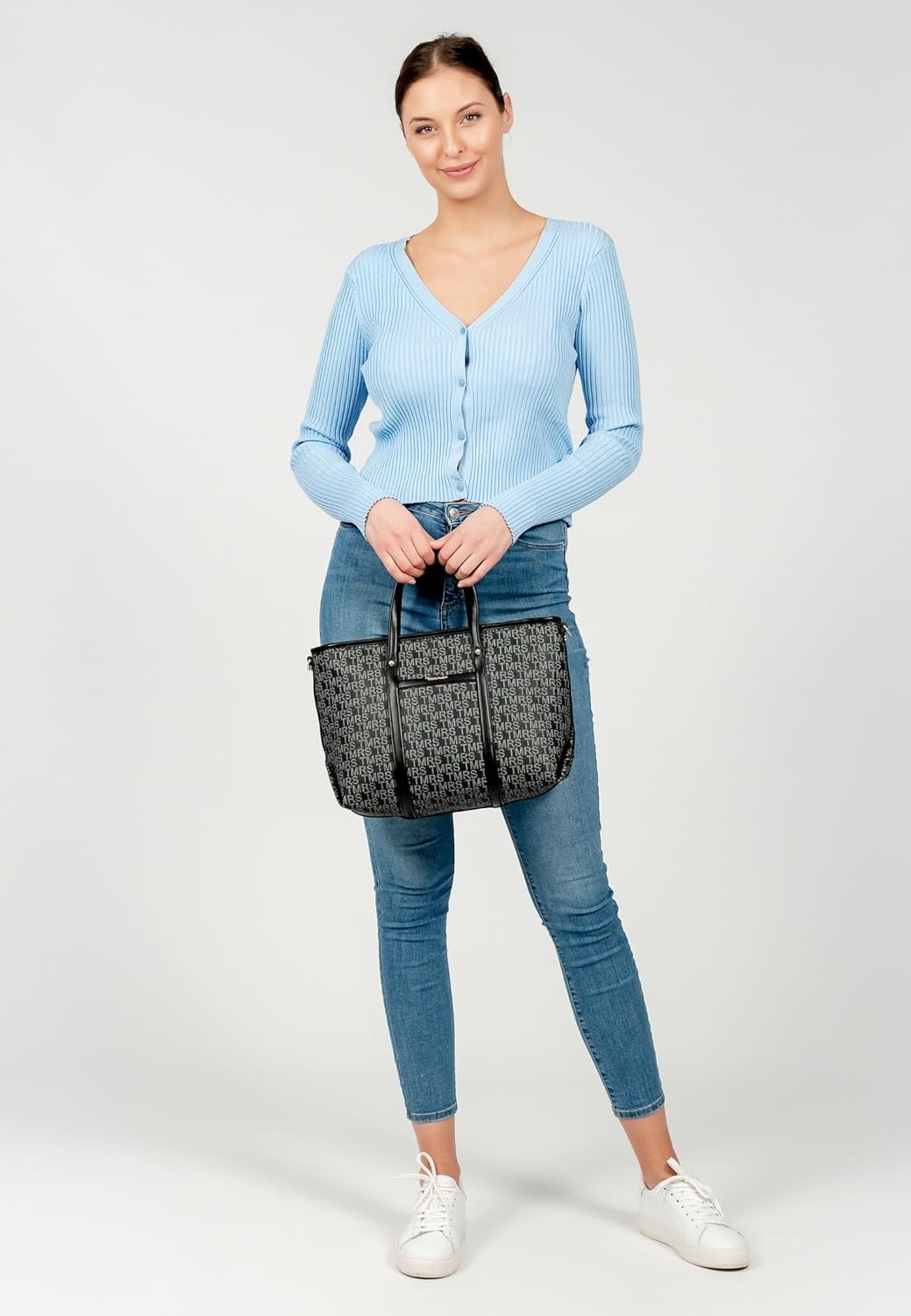 Tamaris Shopper Grace 31438 Damen Handtaschen Print Einheitsgrösse Black 100, Einheitsgrösse Black 1