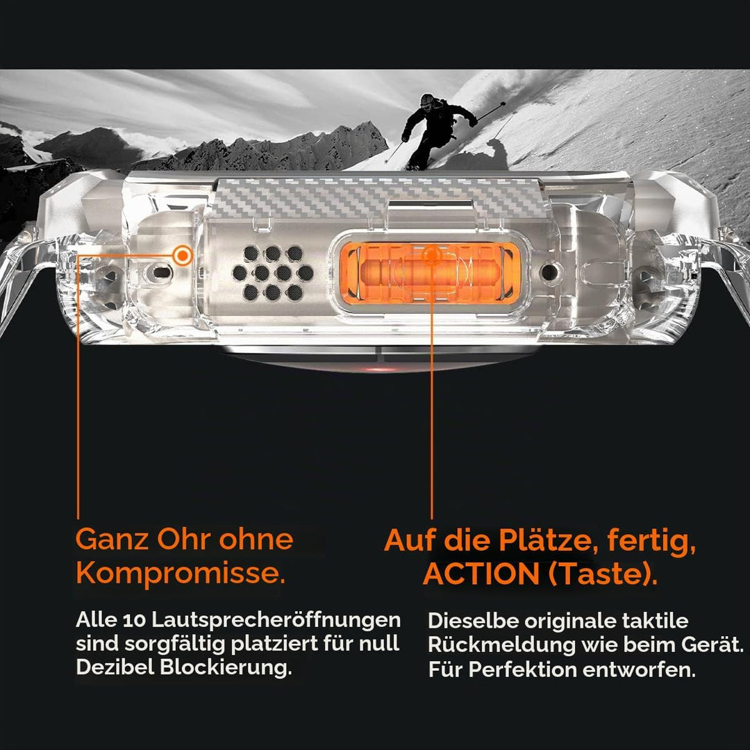 Spigen Rugged Armor Pro Hülle mit Band für Apple Watch Ultra 3/2/1 49mm | TPU-Unibody-Hülle mit Armb