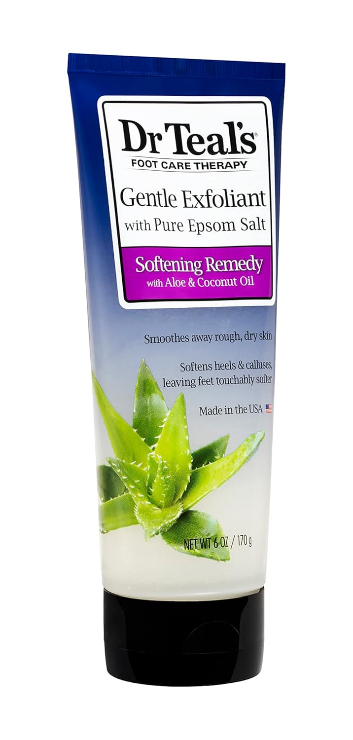 Dr Teal's Sanftes Peeling mit reinem Epsom Salt Aloe und Kokosöl