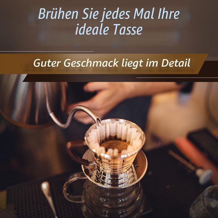 Elektrische Kaffeemühle A5 Black Für Pour-Over &amp; Espresso – Wiederaufladbar, Kabellos, Tragbar, Für