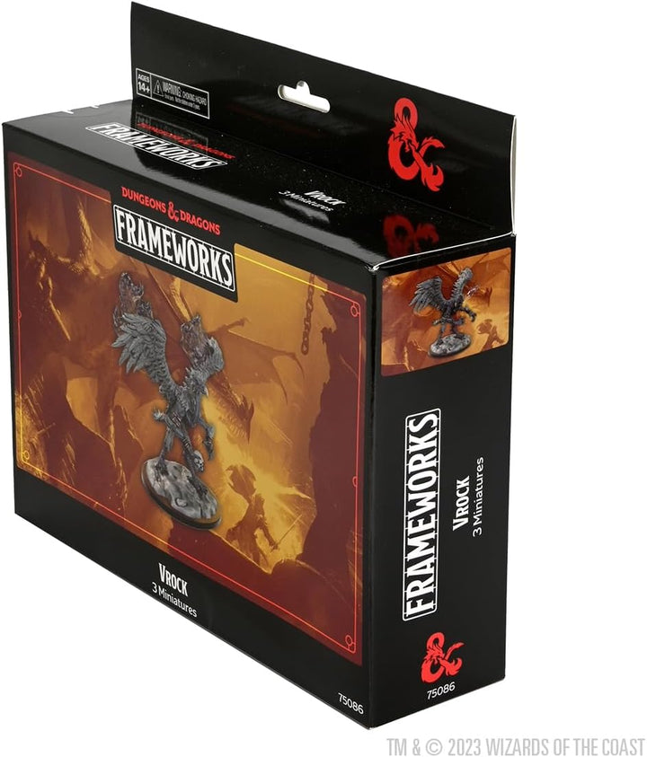 WizKids D&D Frameworks: Vrock - Unlackiert und unmontiert