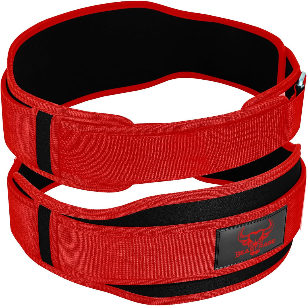 Gewichthebergürtel, Doppelkraft, gepolstert, 5,5 Neopren, für Rücken, Fitnessstudio, Bodybuilding, K