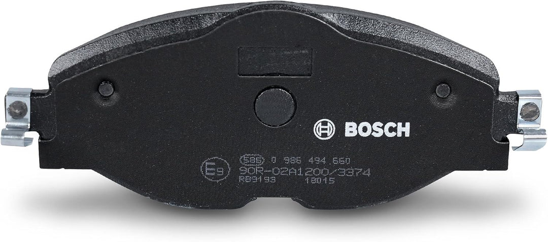 Bosch BP1505 Bremsbeläge - Vorderachse - ECE-R90 Zertifizierung - vier Bremsbeläge pro Set Einzelbet