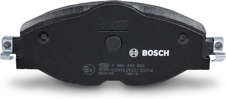 Bosch BP1505 Bremsbeläge - Vorderachse - ECE-R90 Zertifizierung - vier Bremsbeläge pro Set Einzelbet
