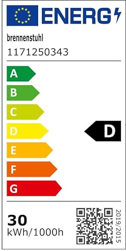 Brennenstuhl LED Bautstrahler JARO 4060 M (30W, 3450lm, 6500K, 3m Kabel, LED Arbeitsstrahler mit Sch