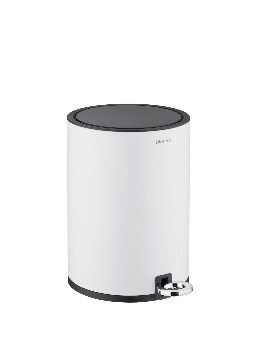 Blomus Kosmetikeimer -SINO- Mülleimer 3 Liter | Weiss | 20L x 20B x 26H cm | Treteimer mit Absenkaut