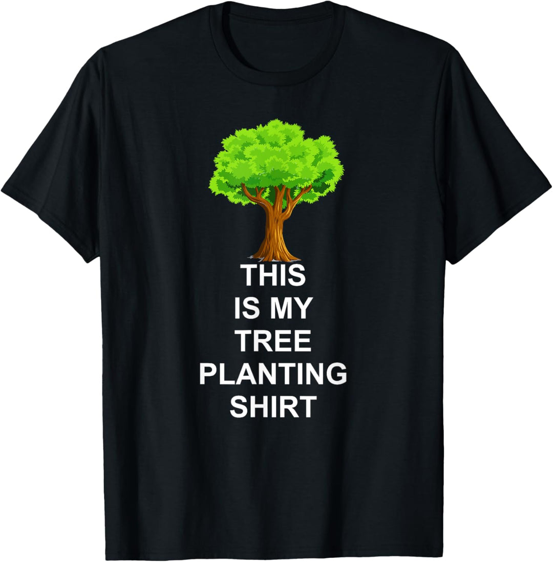 Tree Planting Forest Flower Nature T-Shirt