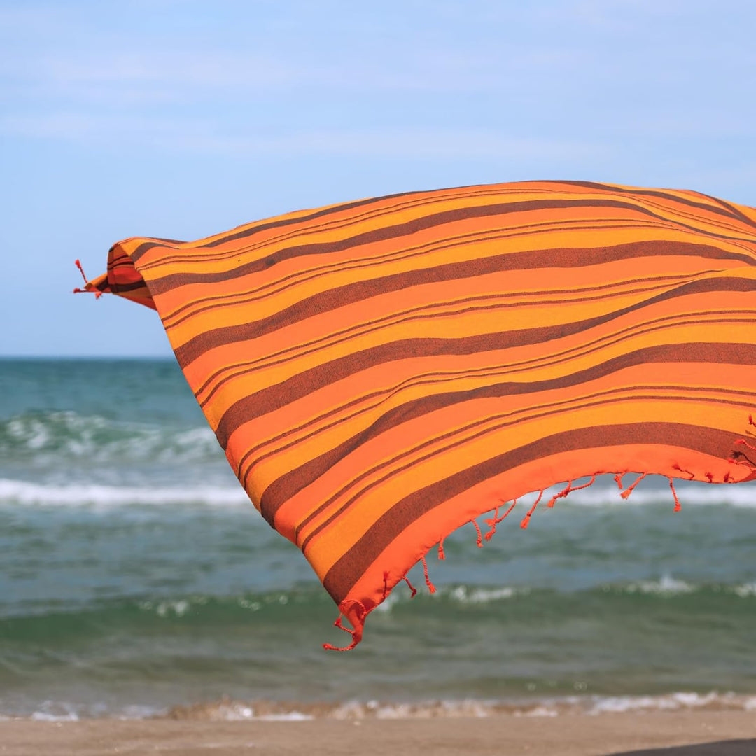 MOMOMUS Picknickdecke XXL für den Strand - Faltbar, Gross und Kompakt - Stranddecke, Sandfreie Stran