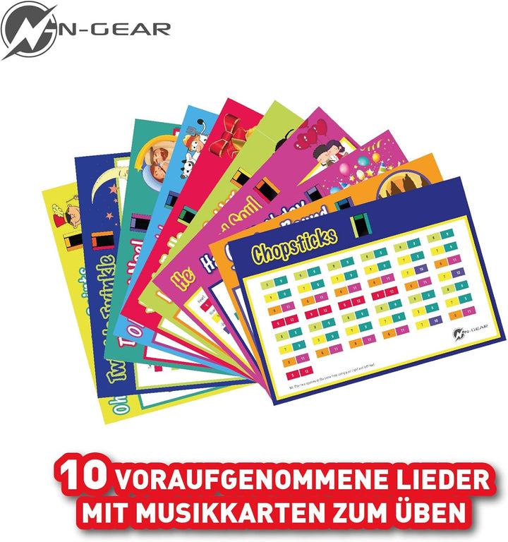 N-Gear Riesen Klaviermatte XXL : Tanzmatte Musikmatte Kids Piano und Musikbox Kinder in einem - Jung