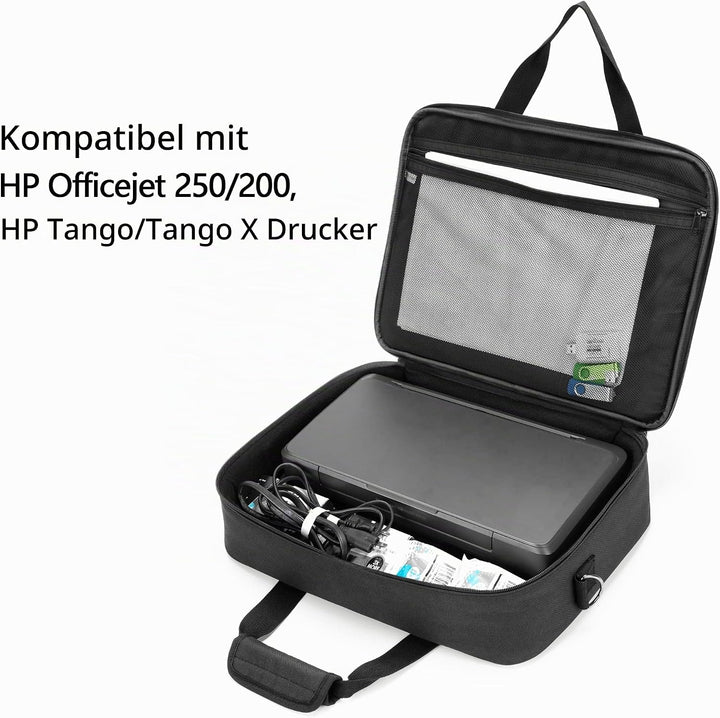 samdew Aufbewahrungs Tasche für Mobile Drucker, Kompatibel mit HP Tango/Tango X, HP Officejet 250/20