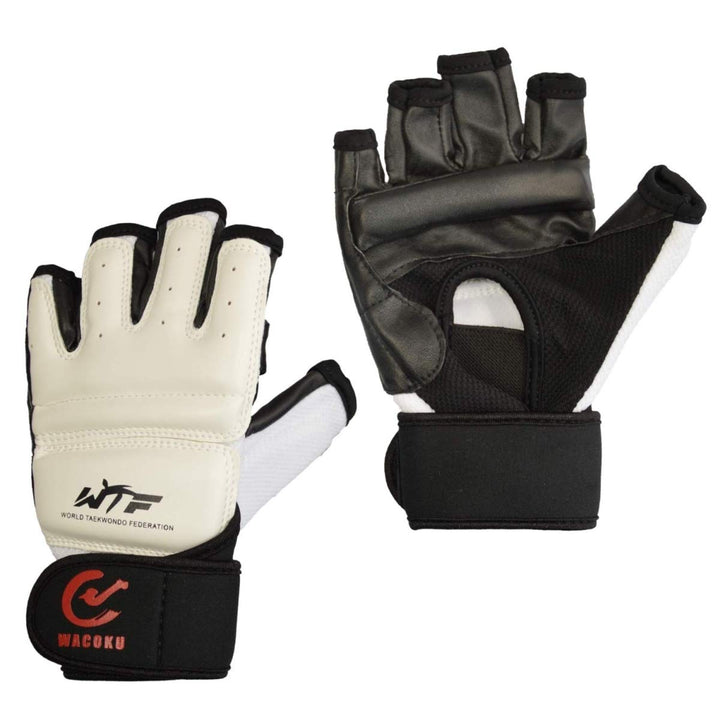 Wacoku Taekwondo-Handschutz WTF Handbandage mit Griffleiste, S