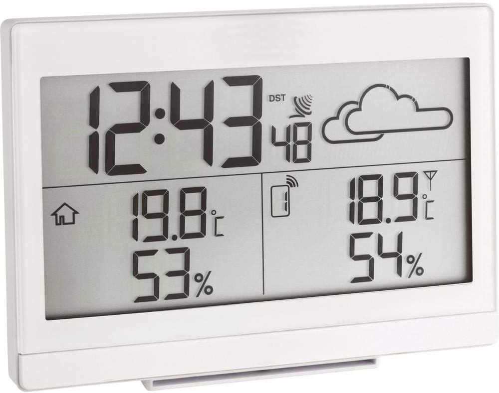 TFA Dostmann Casa Funk-Wetterstation, Wettervorhersage, Aussentemperatur, Innentemperatur, Luftfeuch