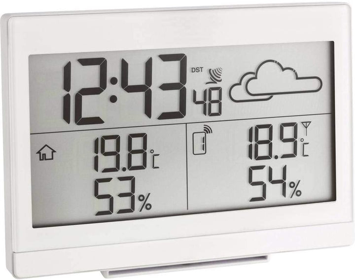 TFA Dostmann Casa Funk-Wetterstation, Wettervorhersage, Aussentemperatur, Innentemperatur, Luftfeuch