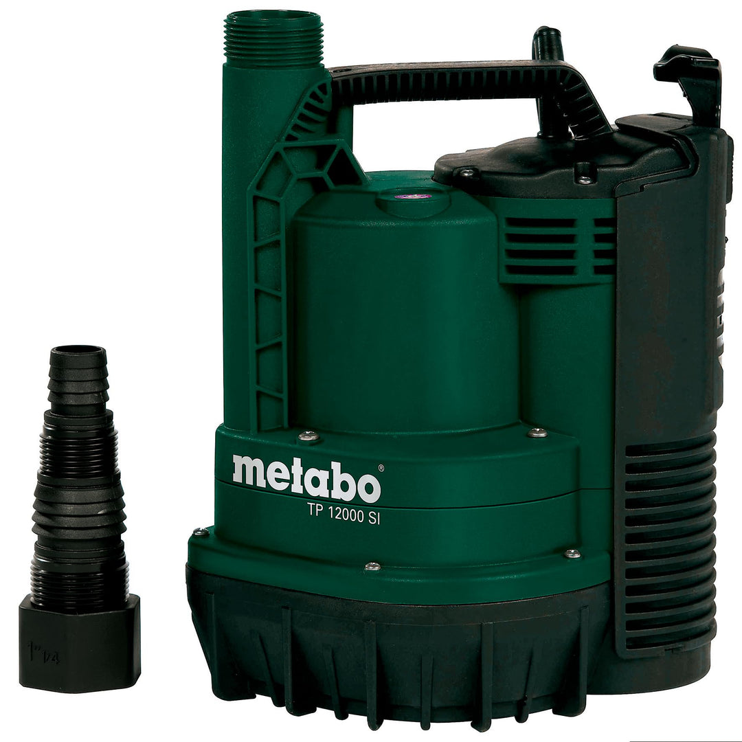 Metabo Klarwasser-Tauchpumpe TP 12000 SI (0251200009) Karton, Nennaufnahmeleistung: 600 W, Max. Förd