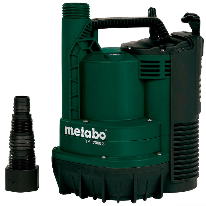 Metabo Klarwasser-Tauchpumpe TP 12000 SI (0251200009) Karton, Nennaufnahmeleistung: 600 W, Max. Förd