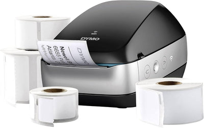 DYMO LabelWriter Wireless Etikettendrucker, Drucken Sie Etiketten mit Wi-Fi & USB, 300 dpi. Thermodi