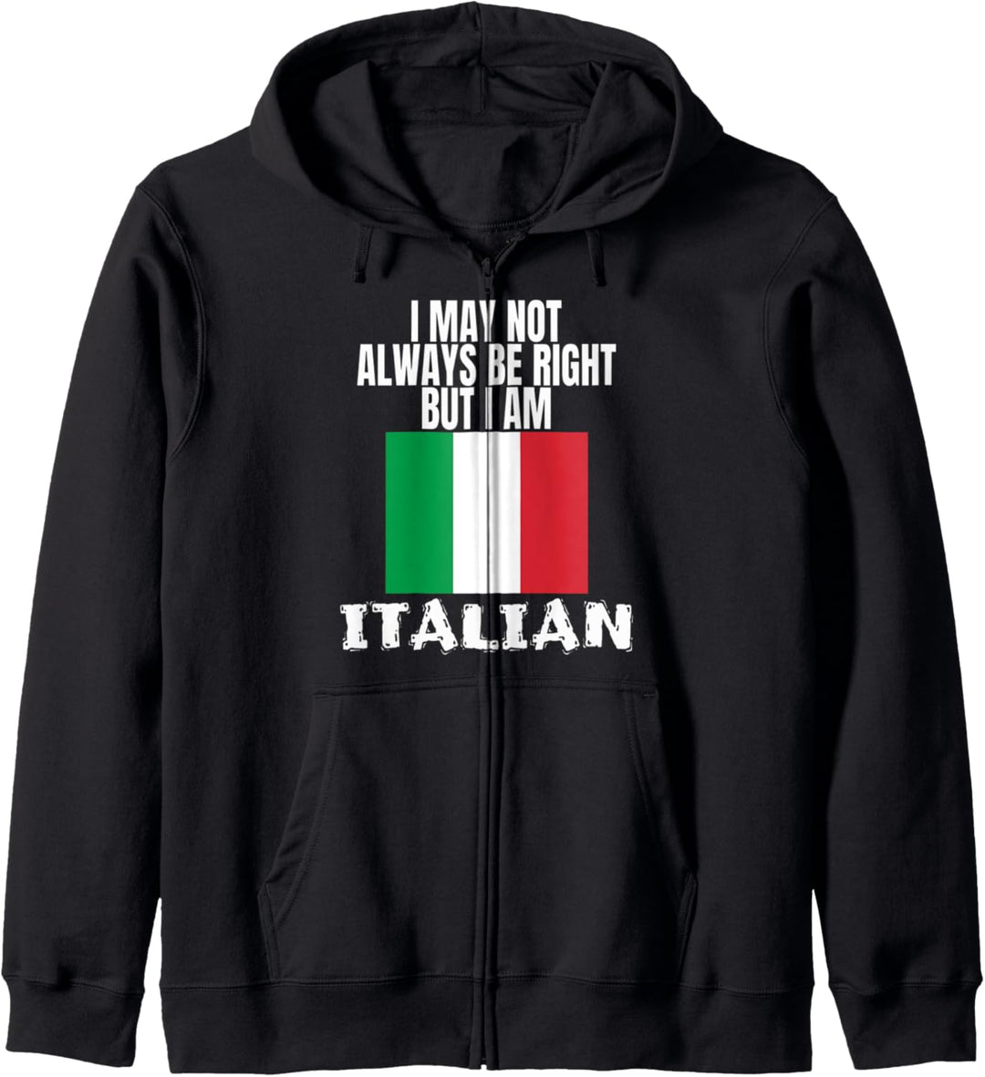 Italienische Flagge Italien Proud To Be Italien Kapuzenjacke