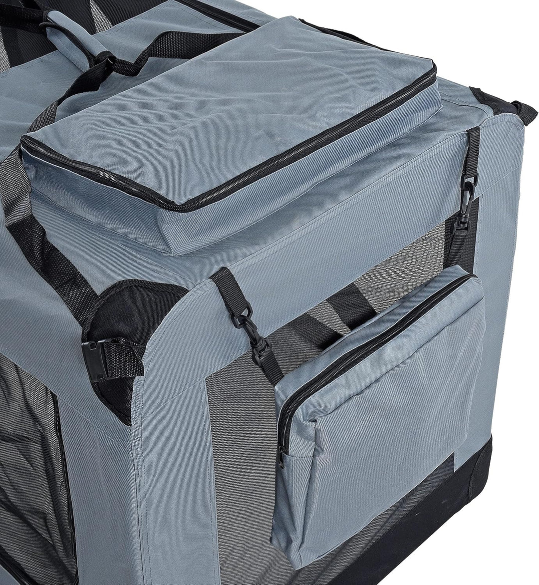 ESTEXO Hundebox Hundetransportbox Transportbox faltbar Reisebox Katzenbox Box Transporttasche Tier-B