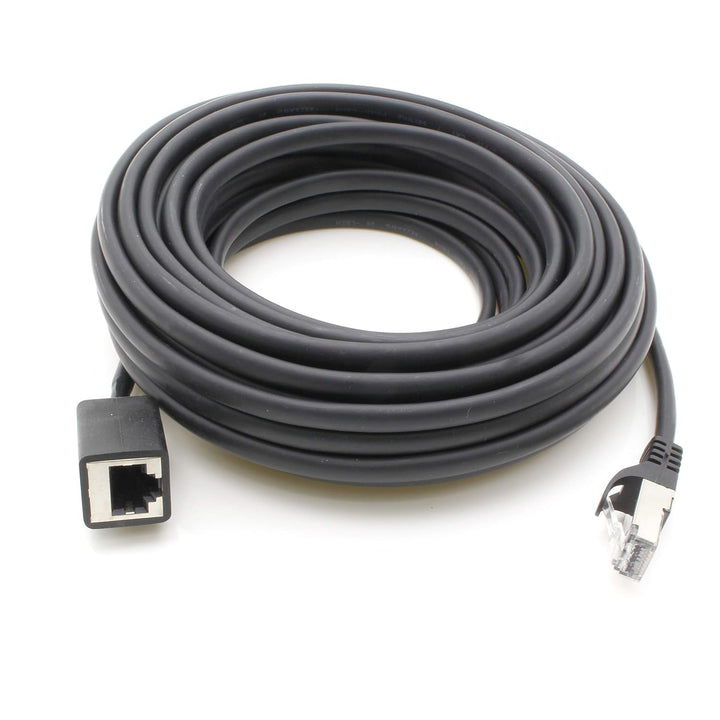 1aTTack.de 618319 CAT7 Cat.7 Verlängerung Adapter - 2m - Ethernetkabel Lankabel Netzwerkkabel 10 Gb/