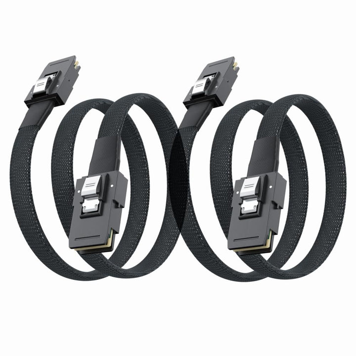 10Gtek [2 Stück] SFF-8087 zu SFF-8087 1-Meter Internes Mini SAS Kabel, Mini SAS 36Pin SFF-8087 to SF