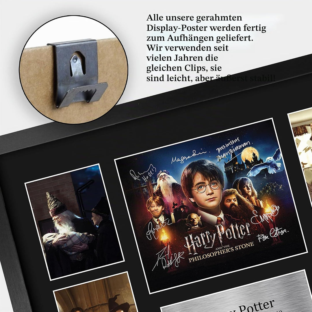 HWC Trading Philosophers Stone Harry Potter Geschenke Geducktes Signiertes Autogramm Präsentationsdi