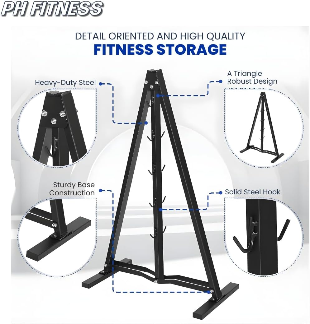 PH Fitness Multi Grip Kabel Zubehör Set – 5 & 7 Stück Kabelanschlüsse mit optionalem A-Frame Rack –
