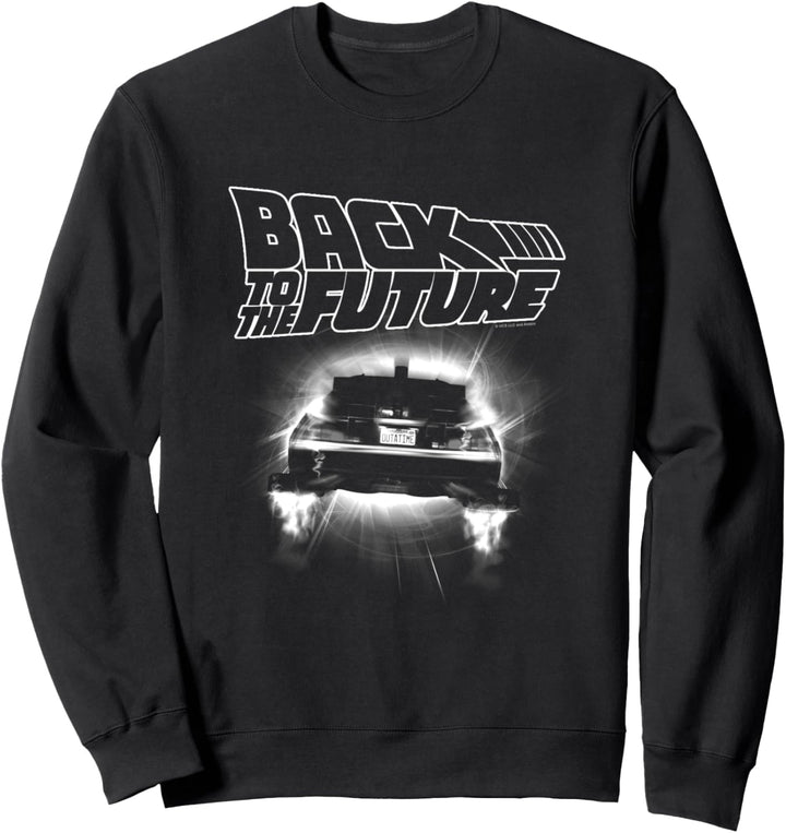 Back to the Future Delorean Fliegt Davon Sweatshirt
