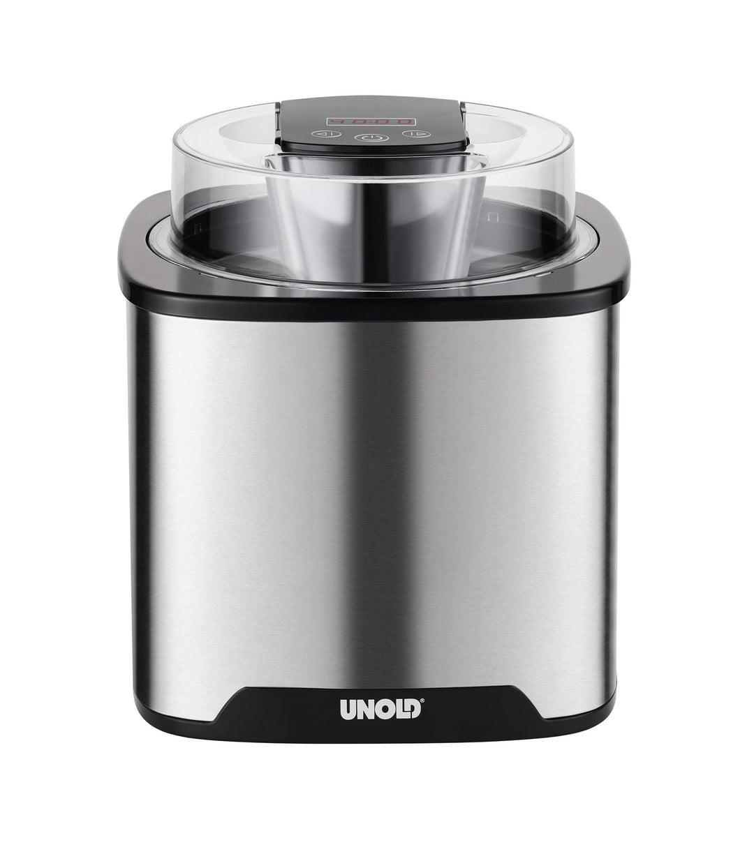 UNOLD 48855 EISMASCHINE Gelato, 1,5 L Volumen, ohne Kompressor, Sahneeiscreme in nur ca. 20-30 Minut