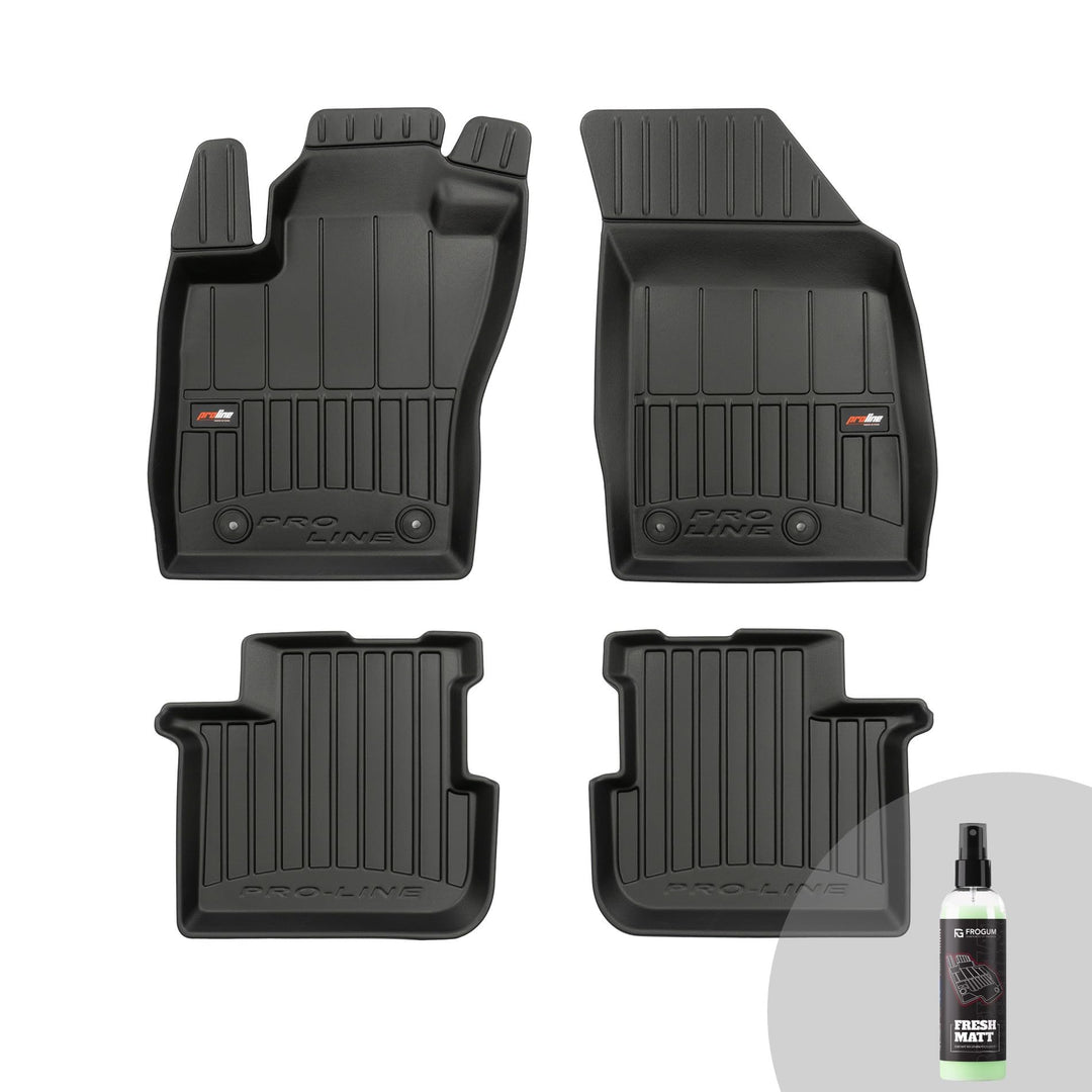 FROGUM ProLine 3D Gummimatten Exklusiven Auto Fussmatten Autofussmatten für FIAT Tipo ab 2015 | Die
