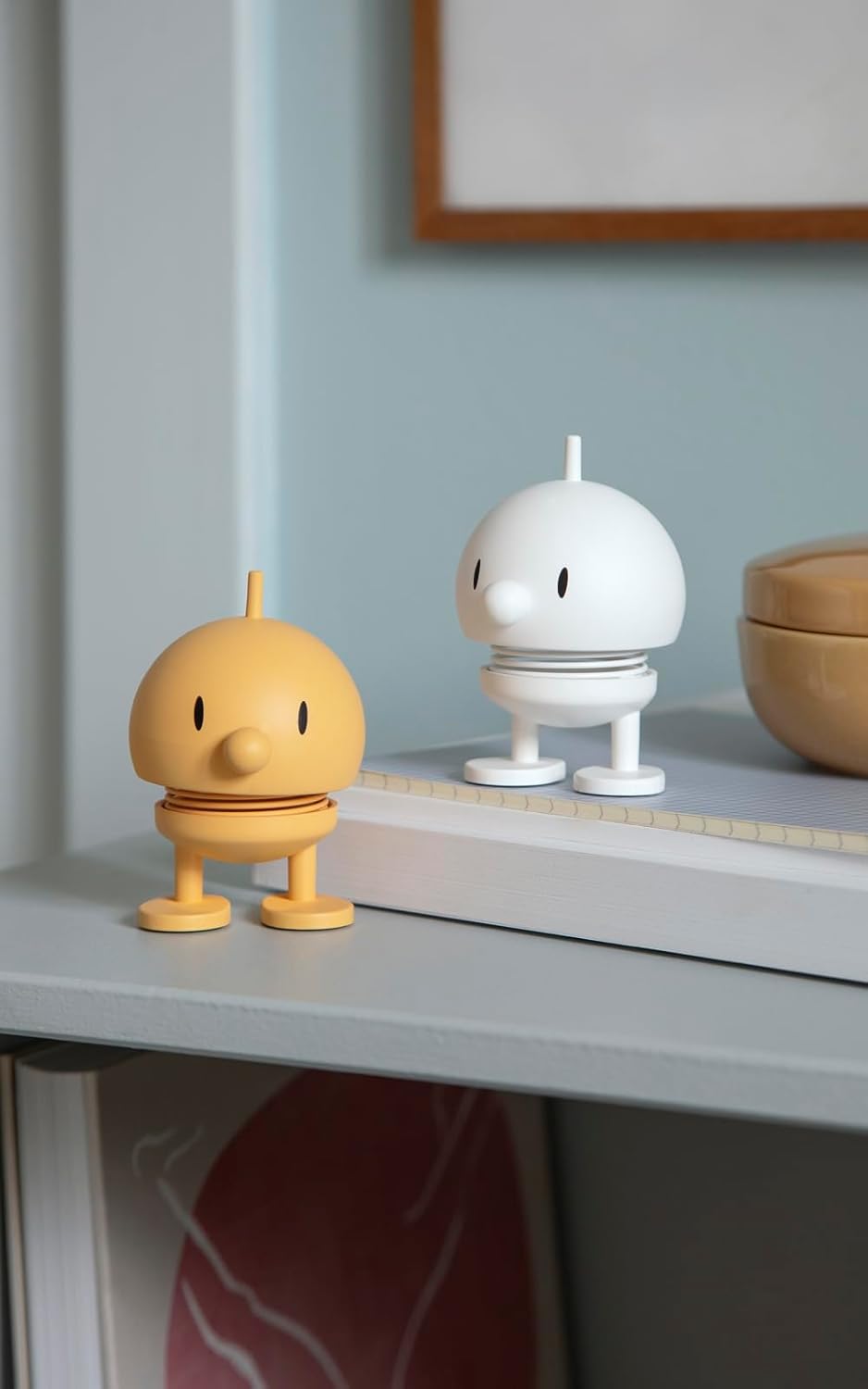 Hoptimist Soft Bumble Wackelfigur & Glücksbringer, Skandinavische Deko Figuren für Wohnzimmer, Schre