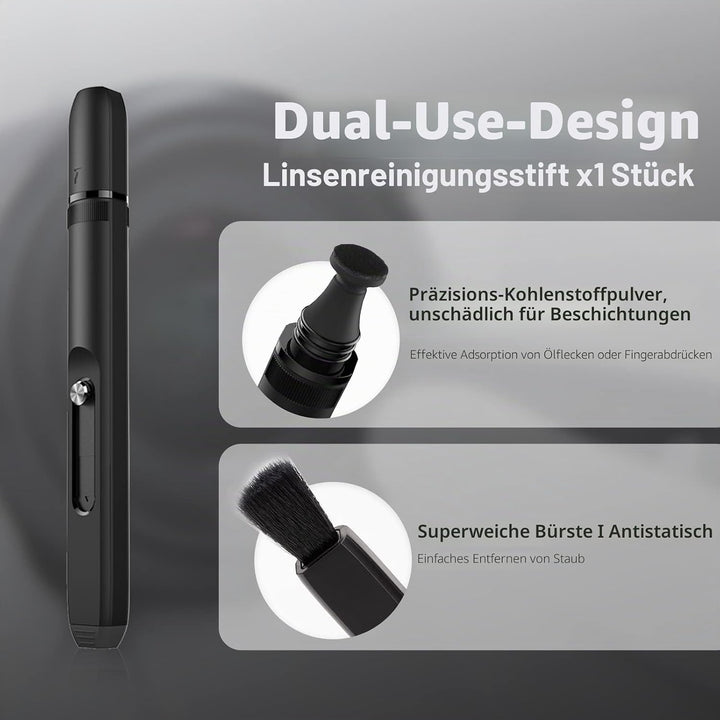 VSGO VS-A7E Kamera-Reinigungsset, tragbare Flasche, Becher, Luftgebläse, Objektiv-Reinigungsstift, W