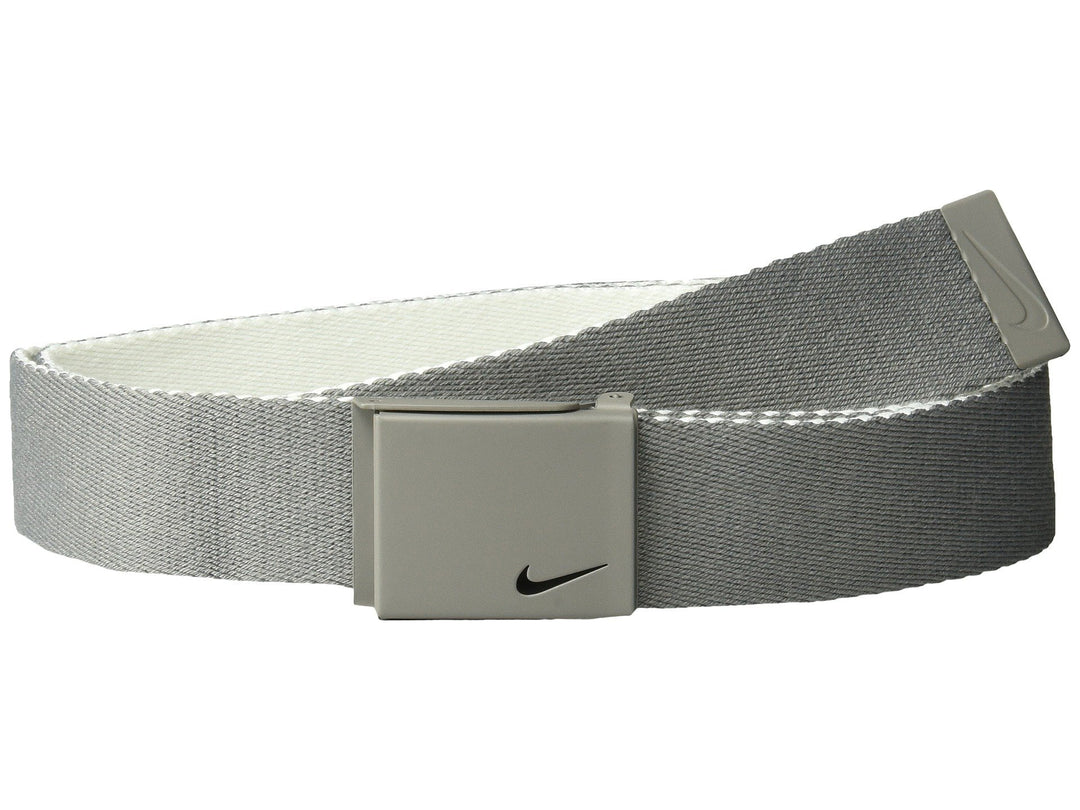 Nike Herren New Tech Essentials wendbarer Webgürtel Kohle/Weiss Einheitsgrösse, Kohle/Weiss Einheits