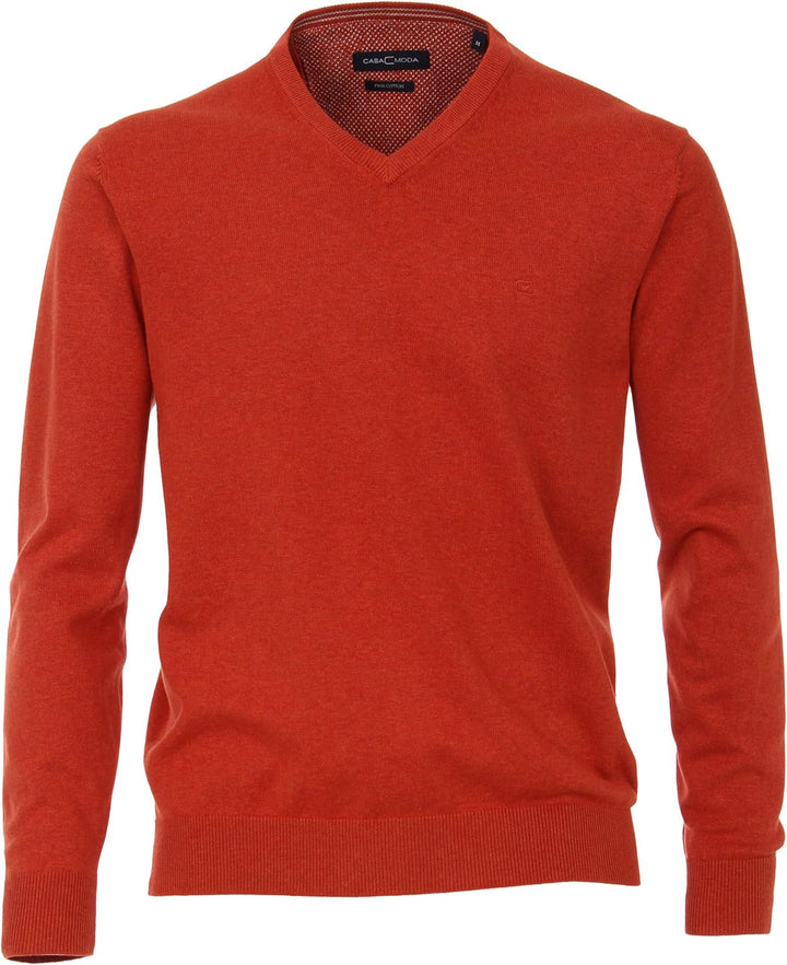 CASAMODA Herren Pullover XXL Orange (486), XXL Orange (486)