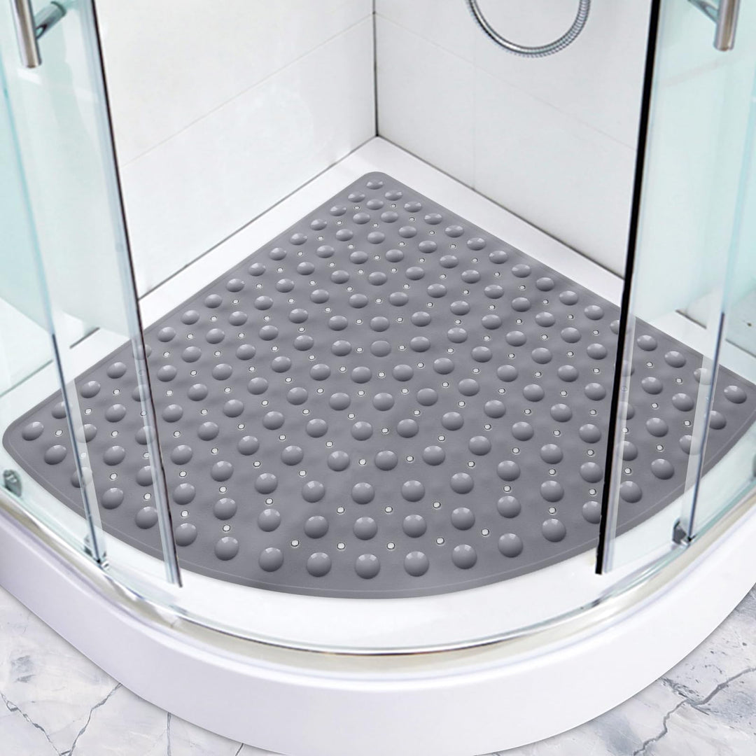 Duschmatte rutschfest Antirutschmatte Dusche 70 x 70 cm: Eckduschmatte Dreieckig Duscheinlage rutsch