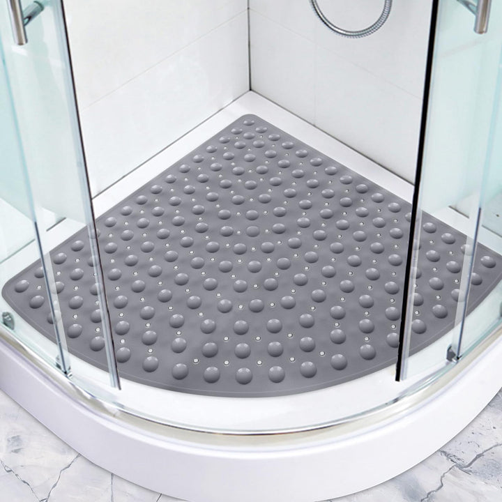 Duschmatte rutschfest Antirutschmatte Dusche 70 x 70 cm: Eckduschmatte Dreieckig Duscheinlage rutsch