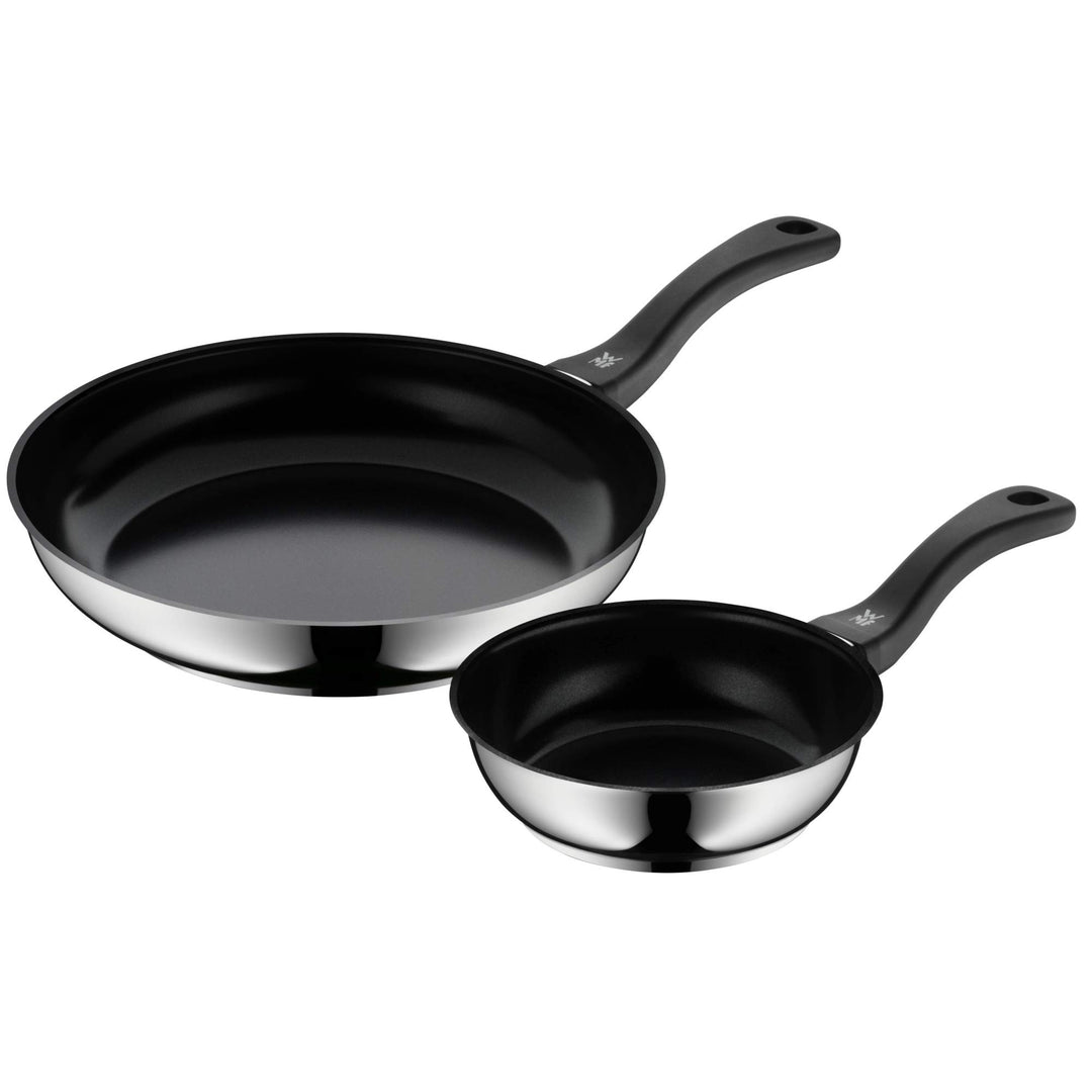 WMF Devil Pfannenset 2-teilig, Bratpfanne 18, 28 cm, Induktion, Cromargan Edelstahl beschichtet, Ker