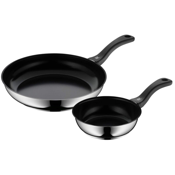 WMF Devil Pfannenset 2-teilig, Bratpfanne 18, 28 cm, Induktion, Cromargan Edelstahl beschichtet, Ker