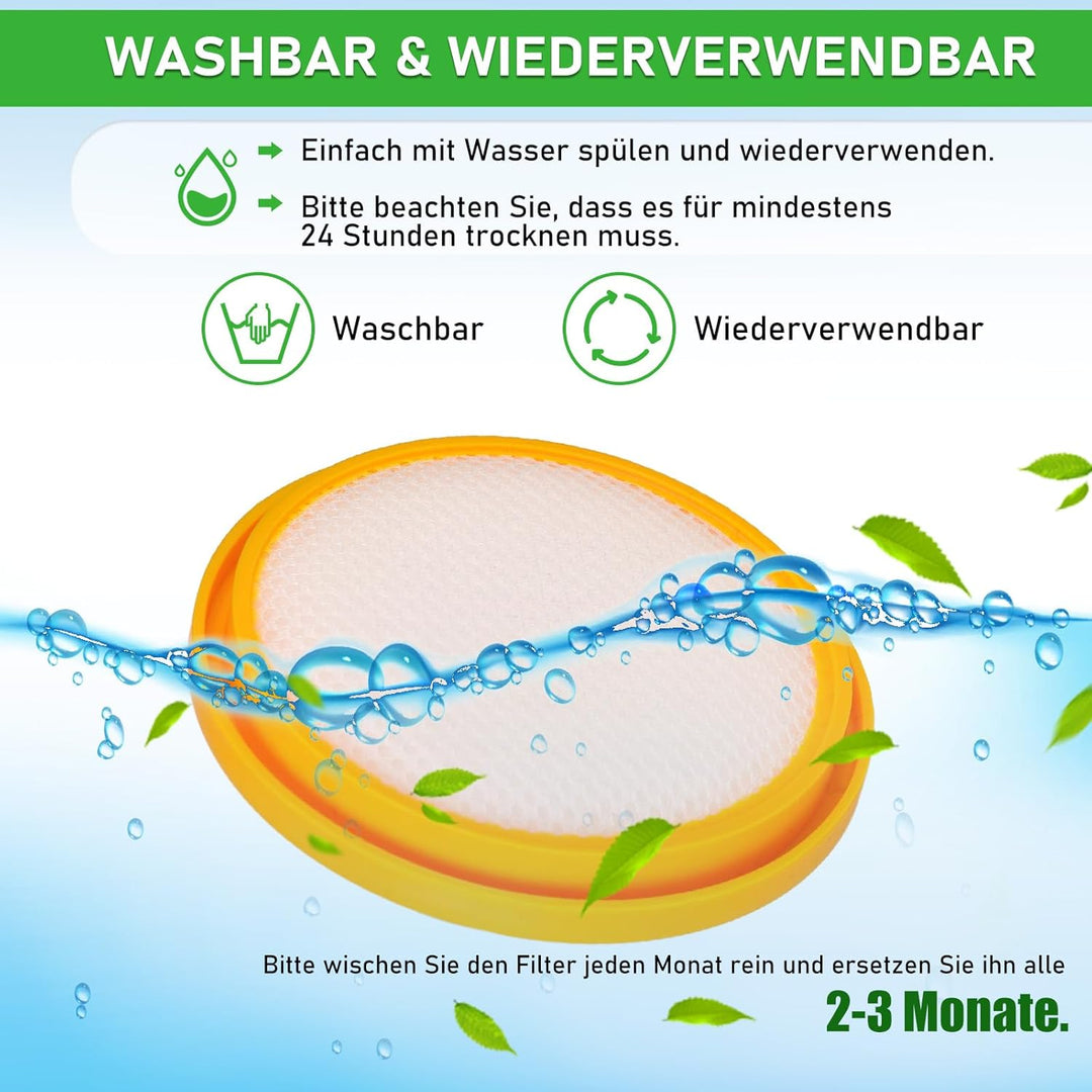 4 Stück HEPA-Filter JV35 für Jimmy JV35 Handstaubsauger und Milbensauger, geeignet für Bett- und Mat