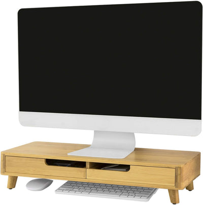 SoBuy BBF06-N Design Monitorerhöhung Monitorständer Bildschirmständer Notebookständer Schreibtischau