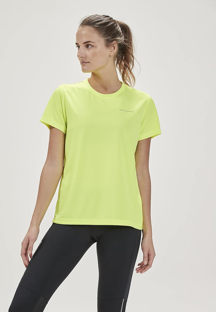 endurance Damen Funktionsshirt Vista, 44 5001 Safety Yellow